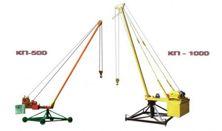 Кран стреловой «Пионер» КПМ г/п-500/750/1000кг